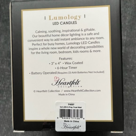 Lumology LED Candle Heartfelt Collection - Picture 3 of 4